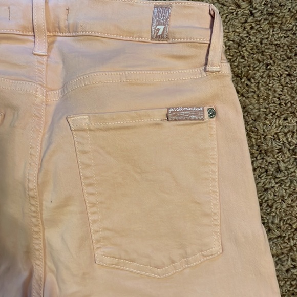 7 For All Mankind light pink jeans - Picture 3 of 6
